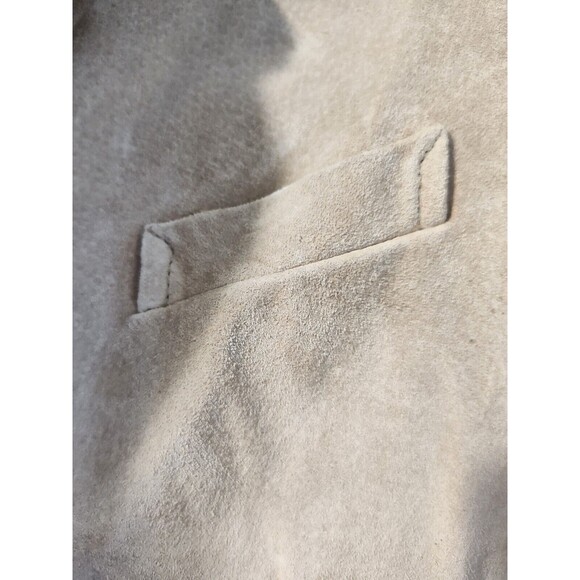 WOMENS BAGATELLE VINTAGE TAN SUEDE/LEATHER JACKET SZ 10P Fast Shipping - Picture 8 of 12